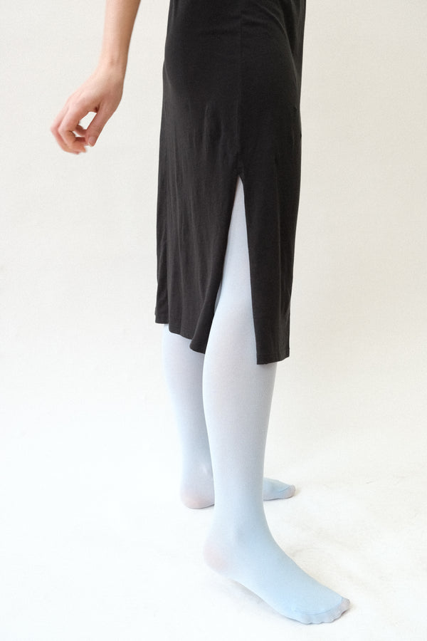 Opaque Tights in Powder Blue