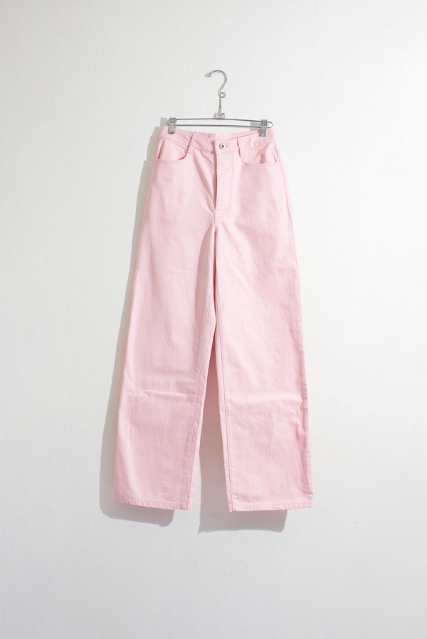 Straight Leg Jeans in Pink