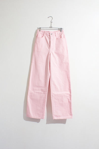 Straight Leg Jeans in Pink