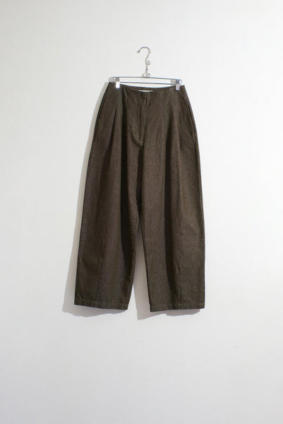 Pose Pant in Olive Denim