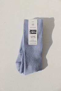 Hemp Crew Socks in Coastal Blue