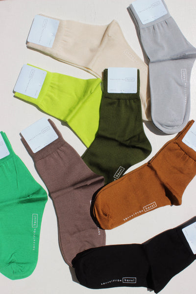 Trouser Crew Sock in Tennis Green