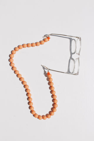 Big Brillenkette Eyeglasses Chain in Peach-Orange