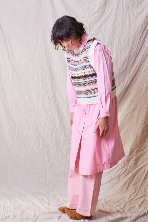 Straight Leg Jeans in Pink