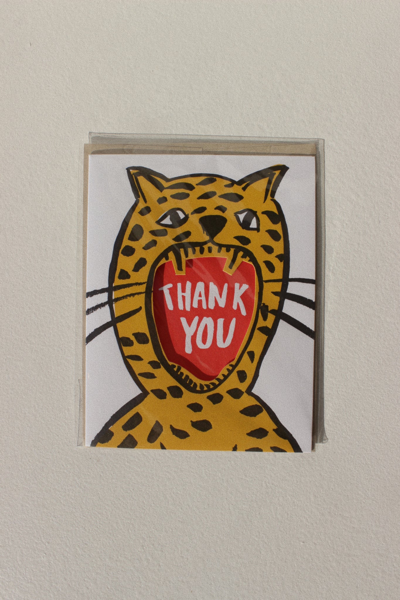 Thank You Cheetah Card