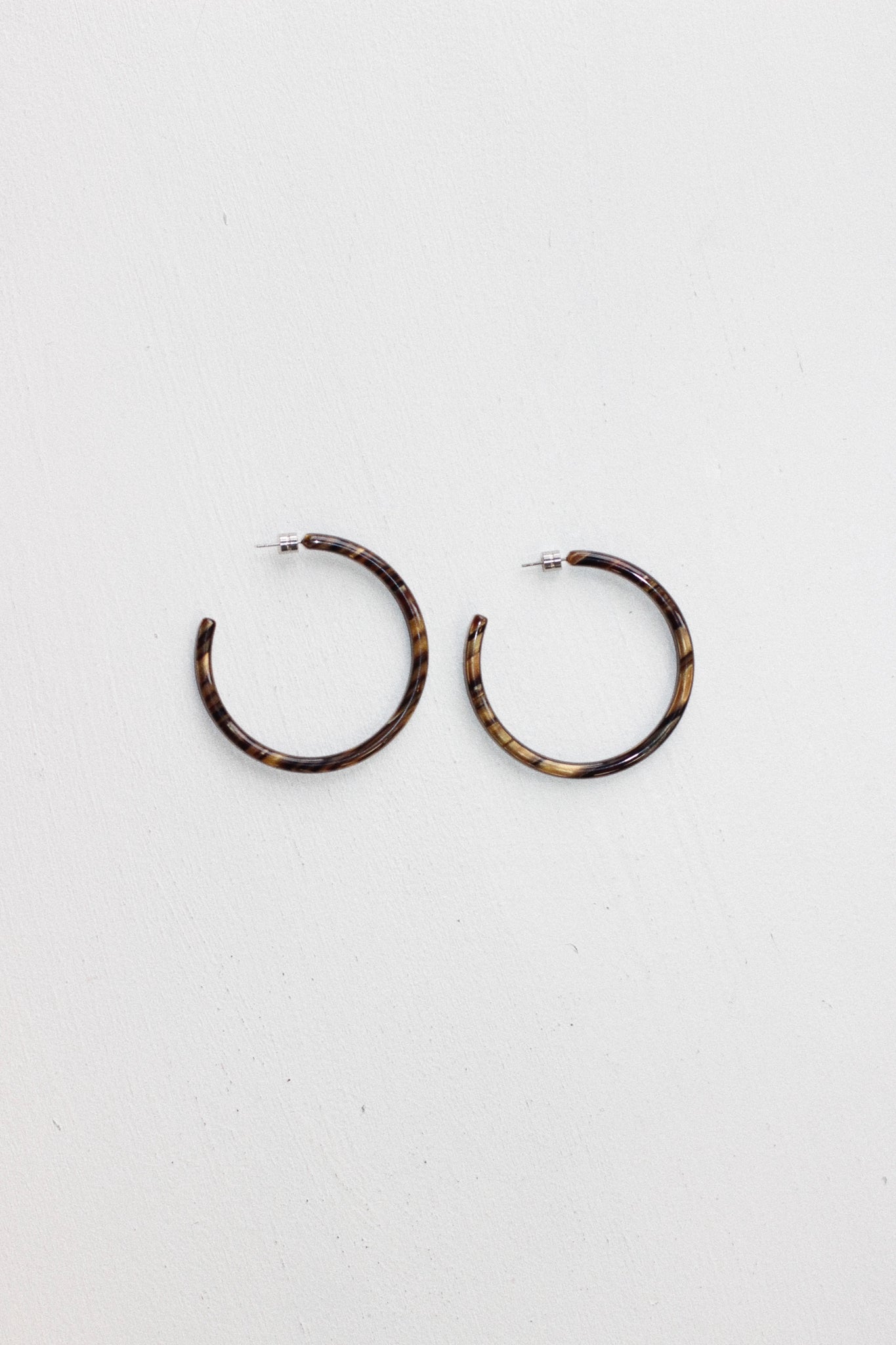 Large Hoops / Tiger's Eye