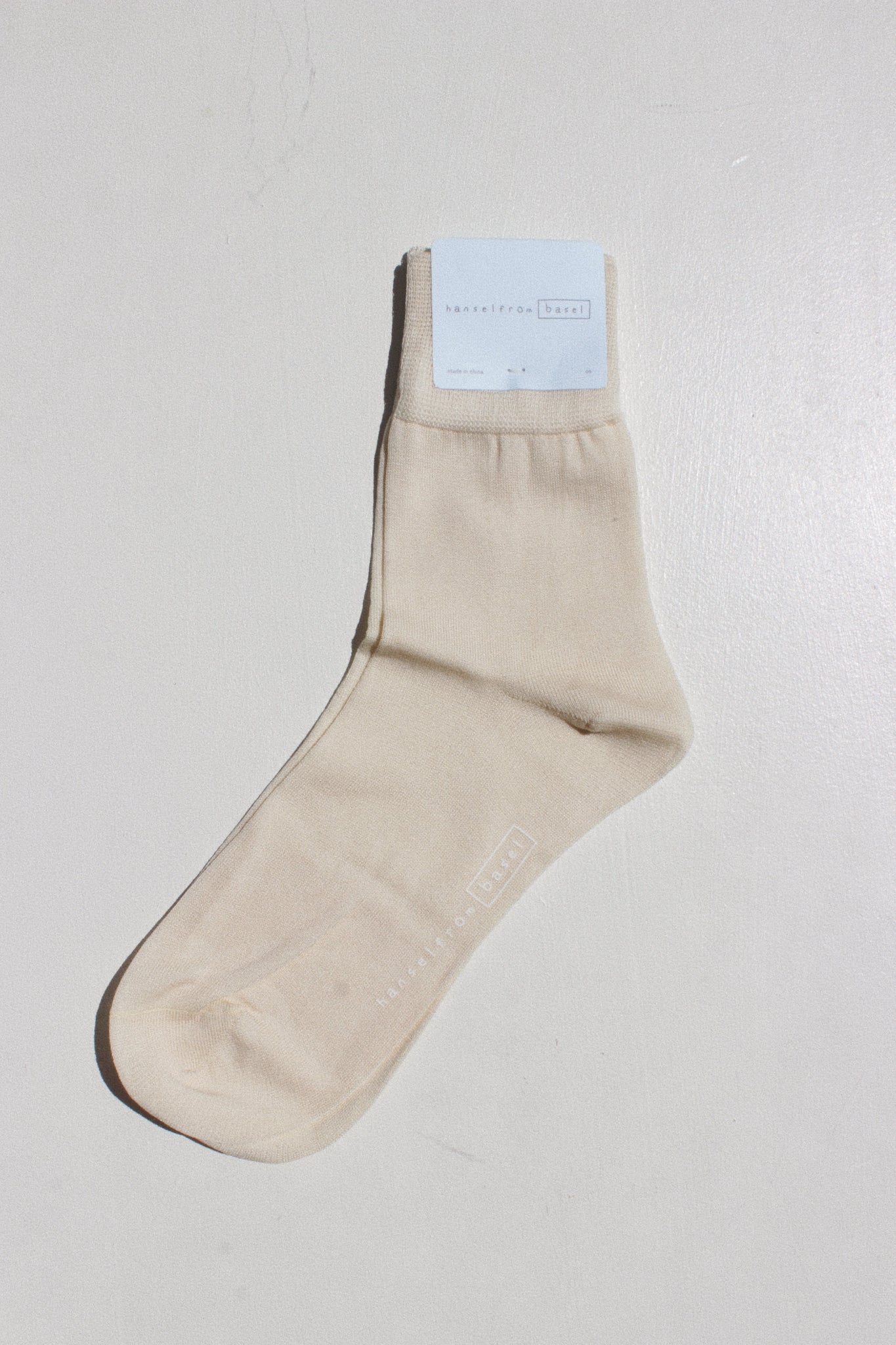 Trouser Crew Sock in Ivory