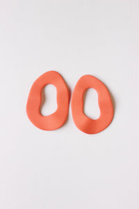 Cutout Earrings in Poppy