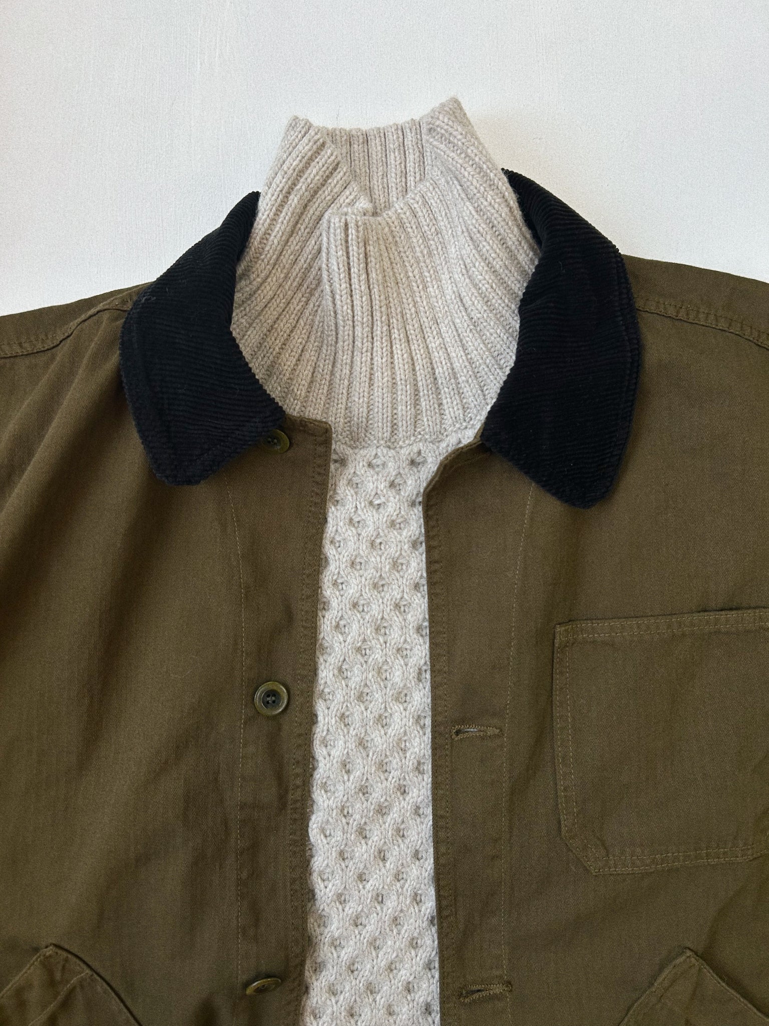 Fisherman Turtleneck in Oatmeal