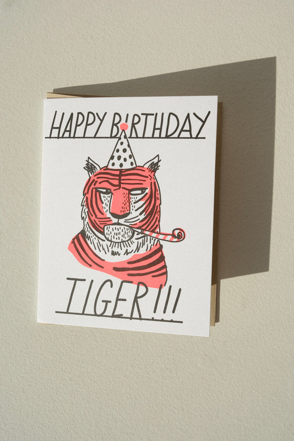 Birthday Tiger Card
