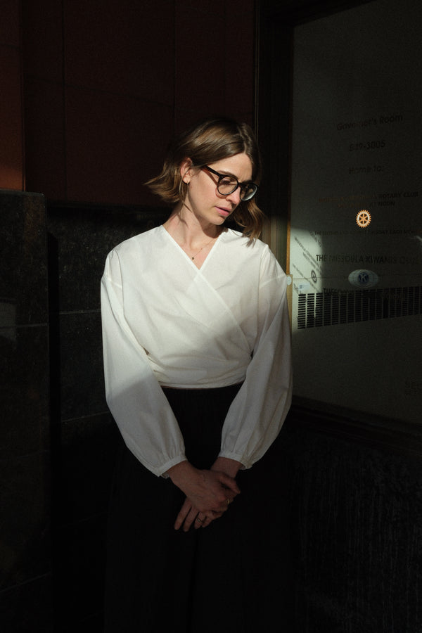 Giverny Blouse in Salt