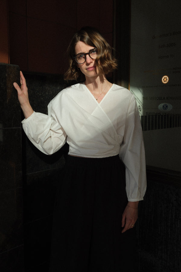 Giverny Blouse in Salt
