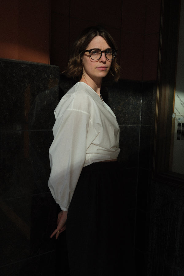 Giverny Blouse in Salt