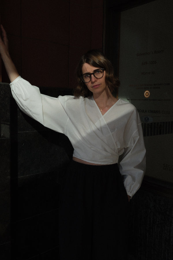 Giverny Blouse in Salt