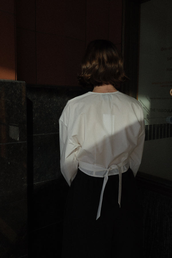 Giverny Blouse in Salt