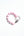 Big Short Perlen Keychain in Pastel Rose