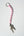 Big Short Perlen Keychain in Pastel Rose