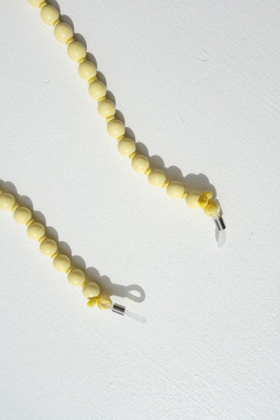 Brillenkette Eyeglasses Chain in Pastel Yellow