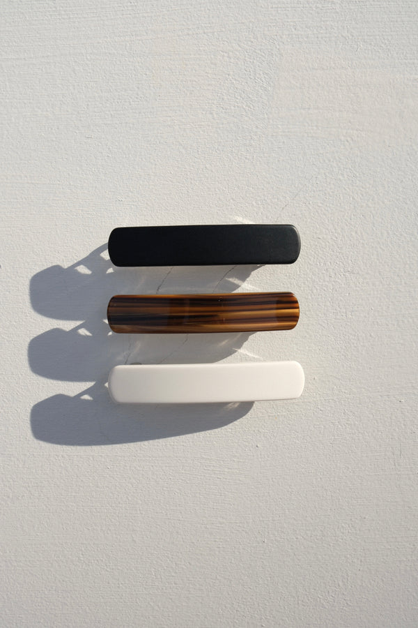 No.3 Heirloom Barrette in Black Matte