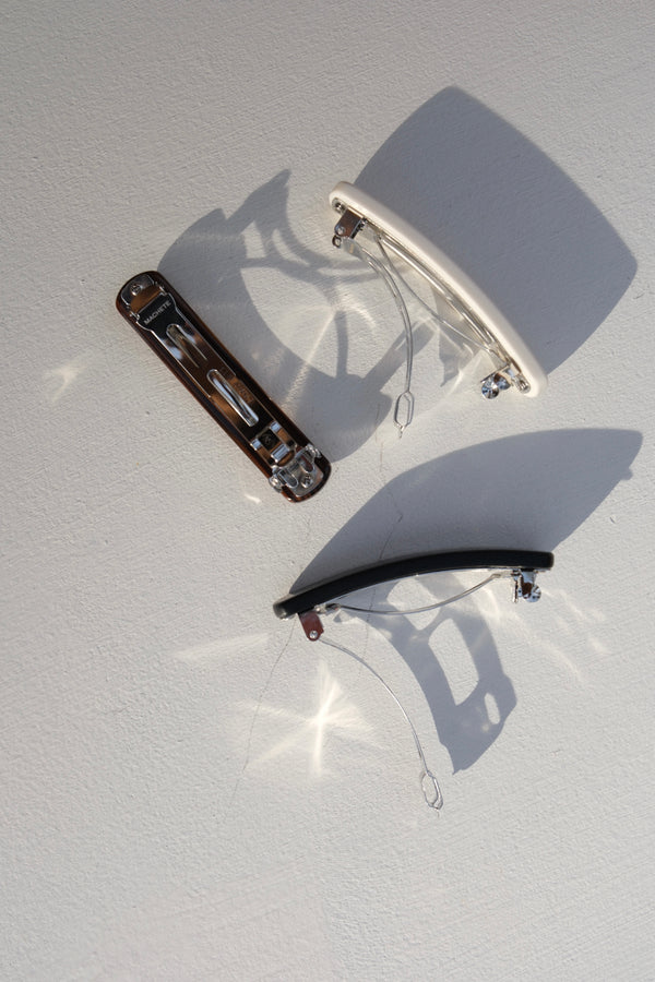 No.3 Heirloom Barrette in White Matte