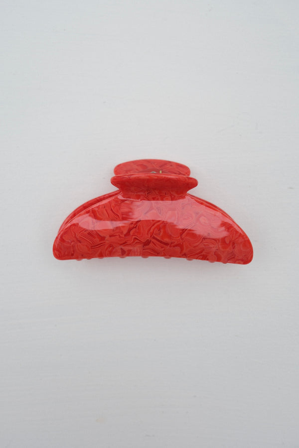 Midi Heirloom Claw in Poppy