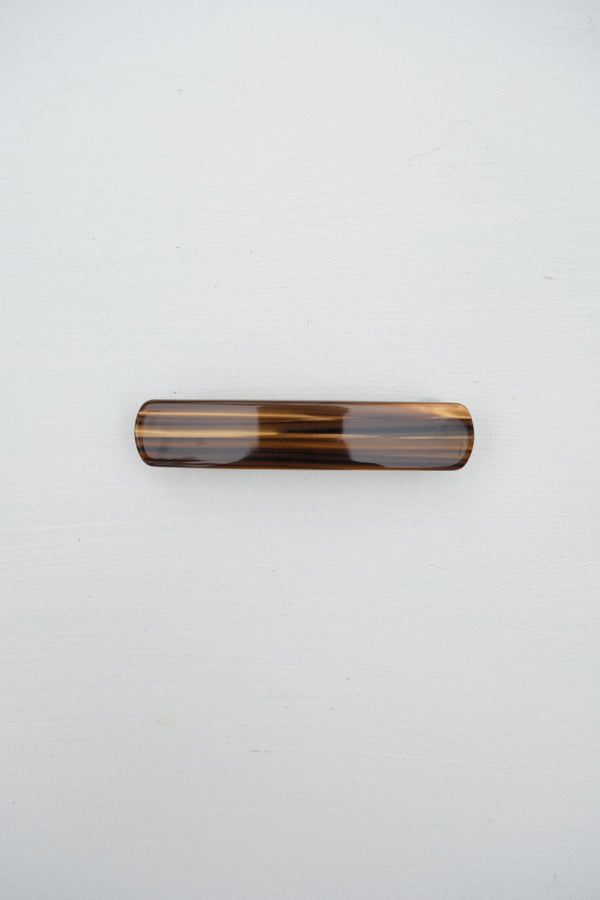 No.3 Heirloom Barrette in Tiger's Eye