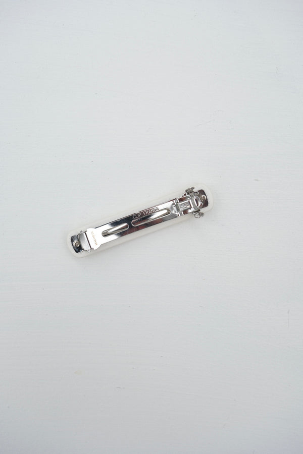 No.3 Heirloom Barrette in White Matte
