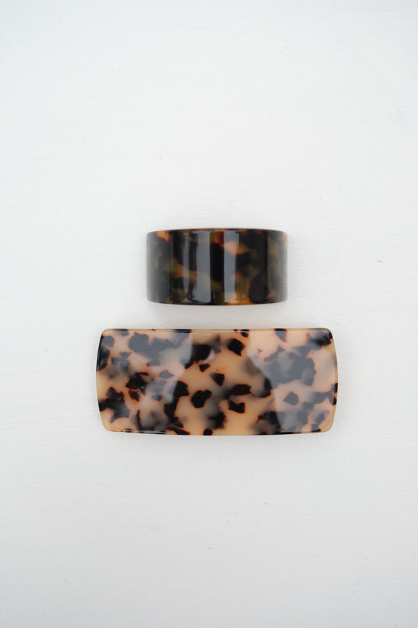 French Pony Barrette in Classic Tortoise