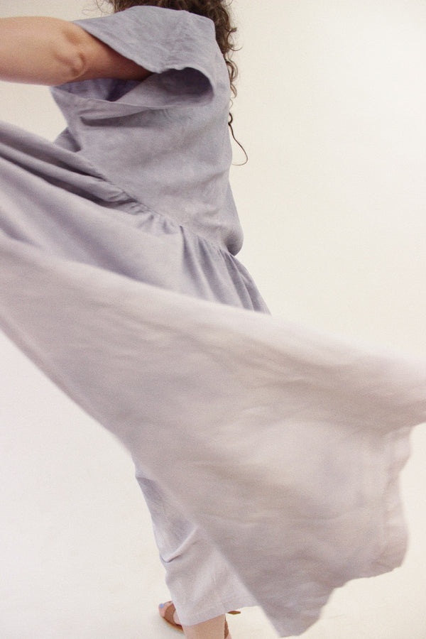 Deep V Dress / Lavendar