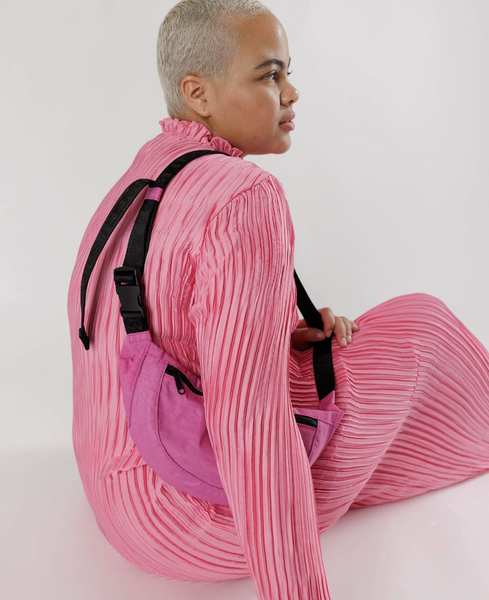 Crescent Fanny Pack in Extra Pink