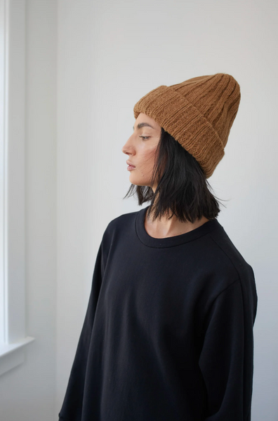 Rib Hat in Fawn