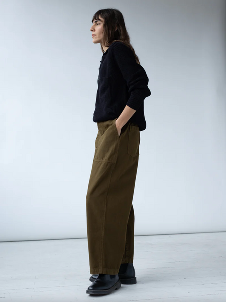 Painter Pant in Dark Olive