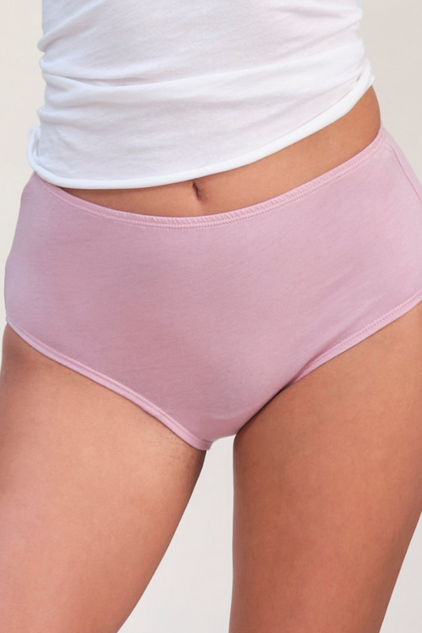 Mid-Rise Brief in Mauve