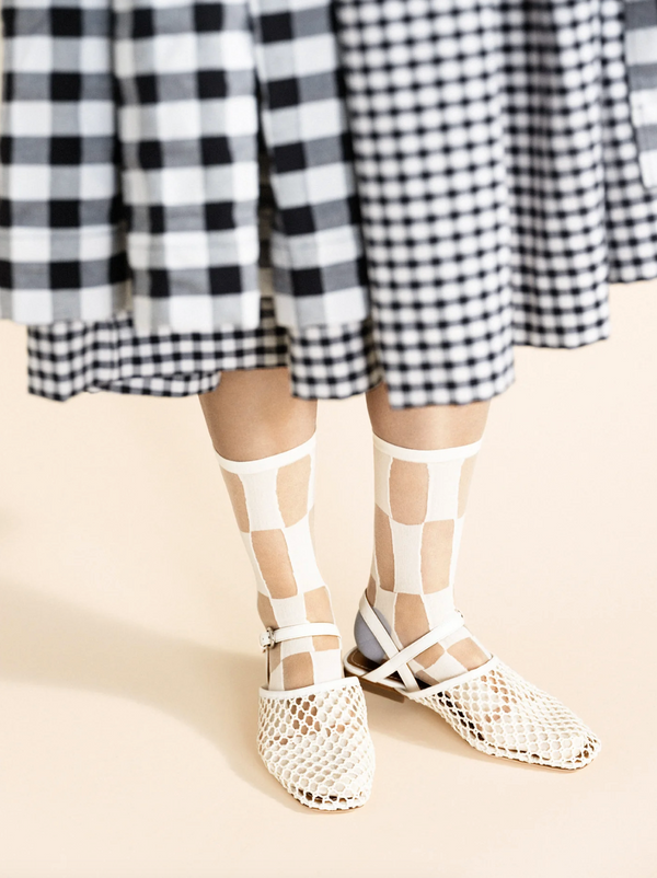Chucks Sheer Crew in White
