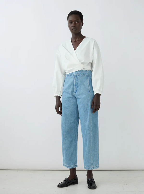 Giverny Blouse in Salt