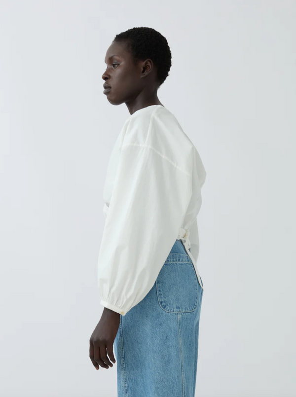 Giverny Blouse in Salt
