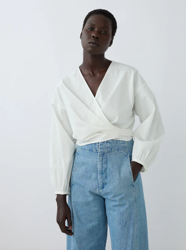 Giverny Blouse in Salt