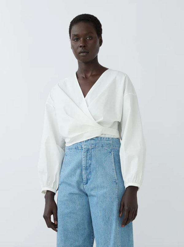 Giverny Blouse in Salt