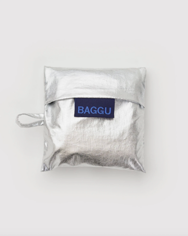 Baby Bag in Chrome Metallic