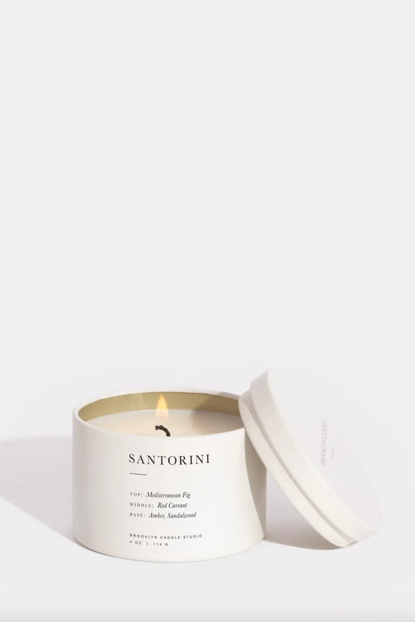 Santorini Travel Candle