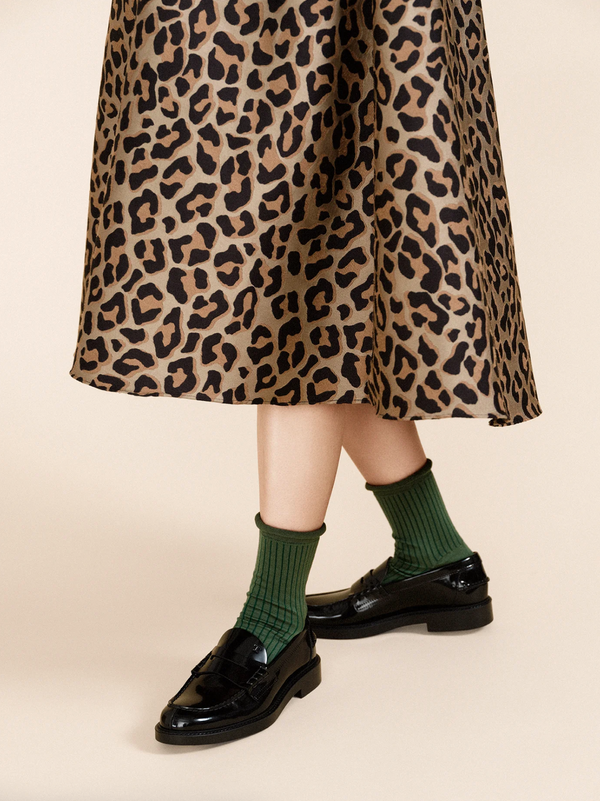 Sea Island Cotton DC Crew in Green