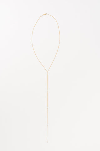 Dawn Gold Filled Lariat Necklace
