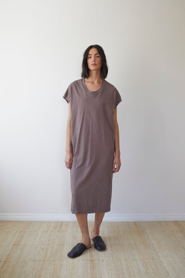 Shell Dress in Mushroom