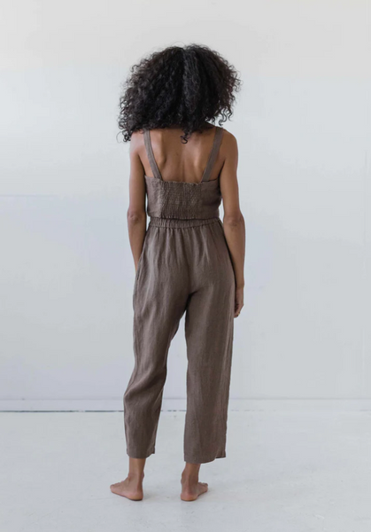 Everyday Narrow Trouser in Laundered Cocoa