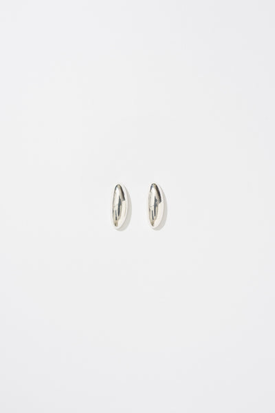 Ines Elongated Earrings / Silver