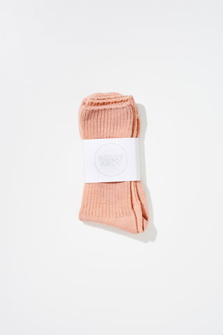 Hand Dyed Socks / Apricot