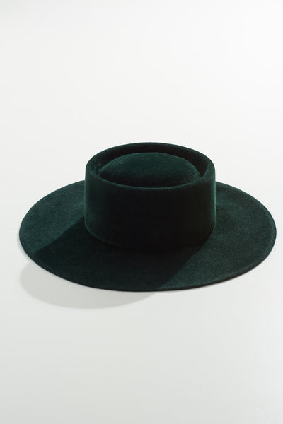 Daryl Hat in Forest Velour