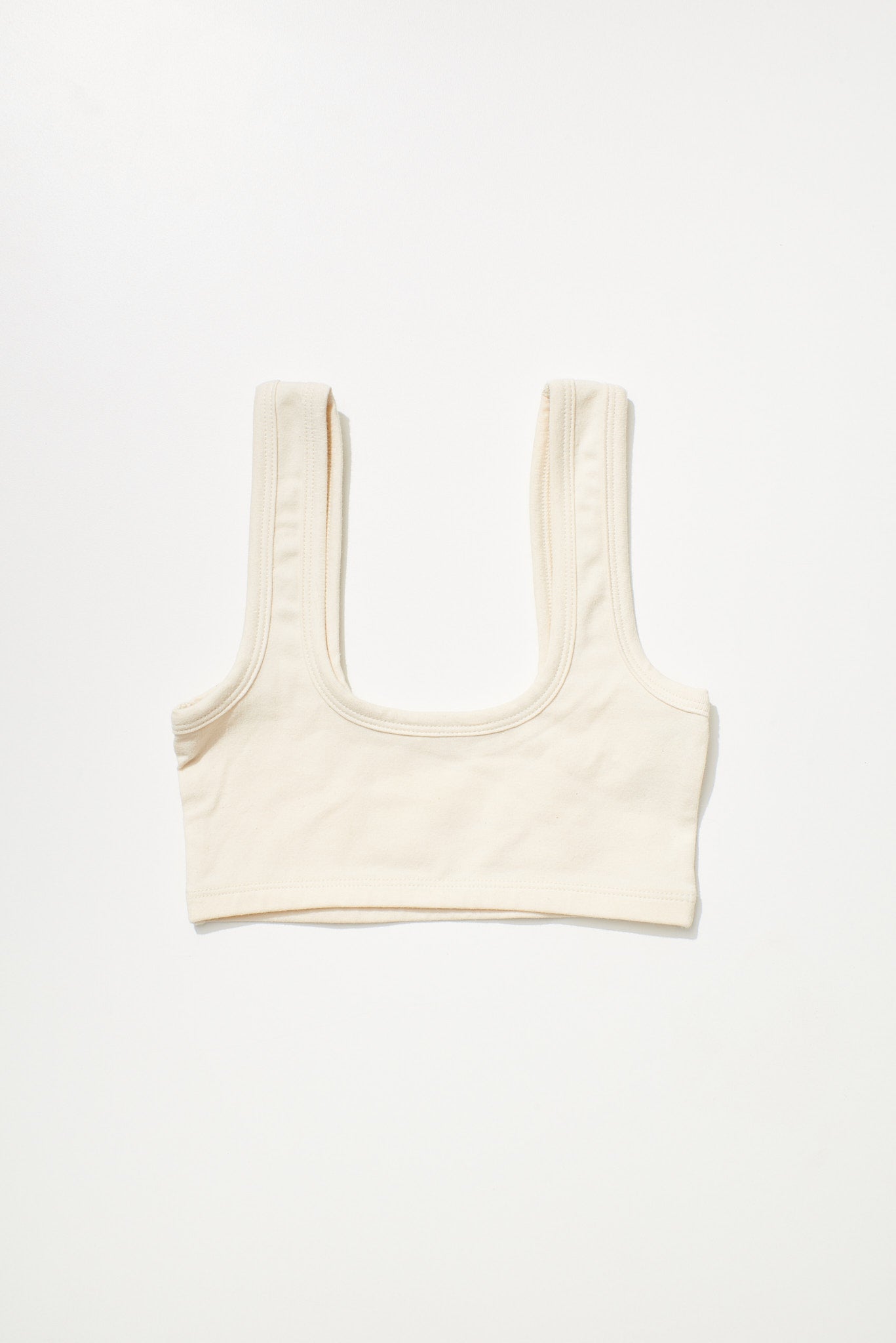 Wide Strap Bra / Cotton