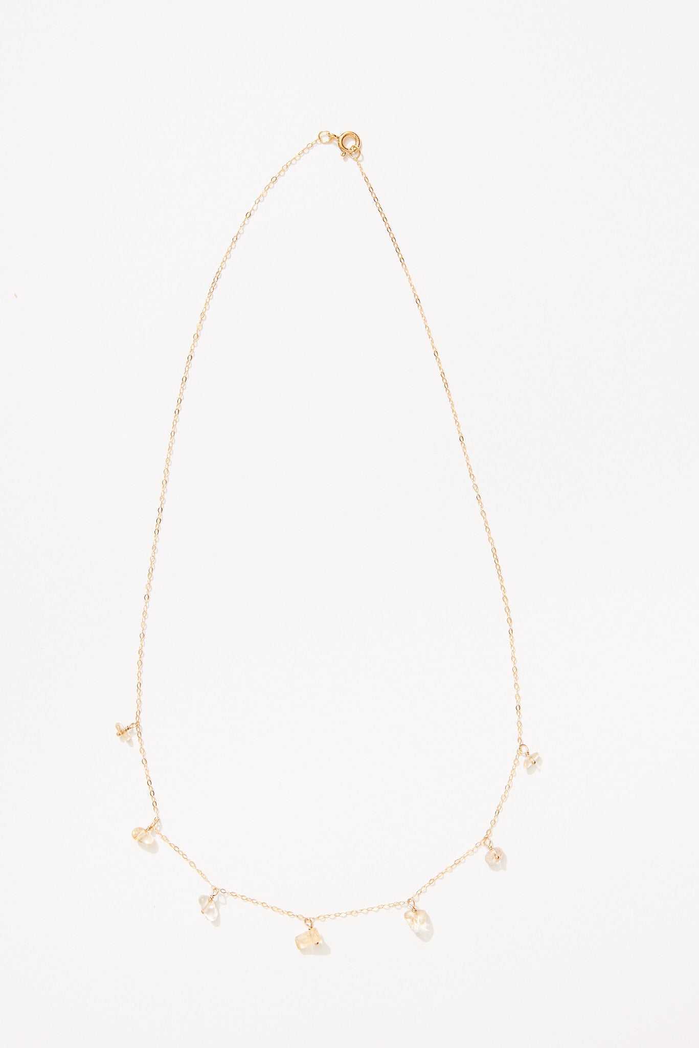 Viola Necklace in Citrine