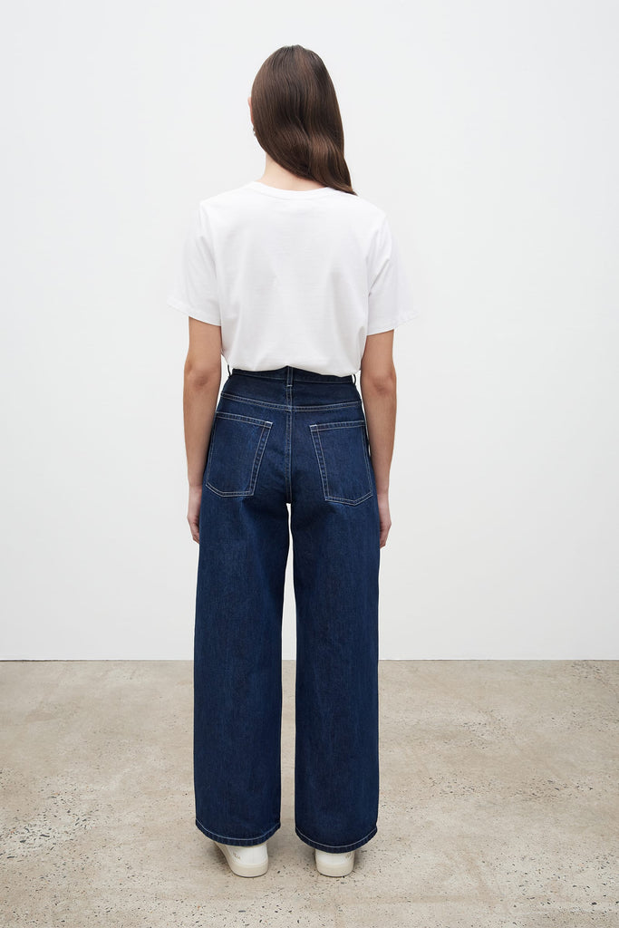 Sailor Jeans in Chartreuse, Kowtow, Covet + Lou